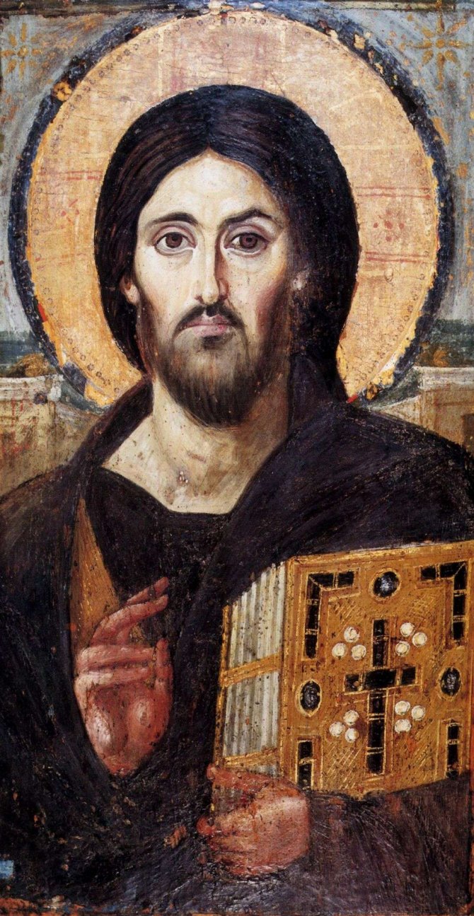 Ikona-Hrista-Pantokratora-iz-6.-veka-koj