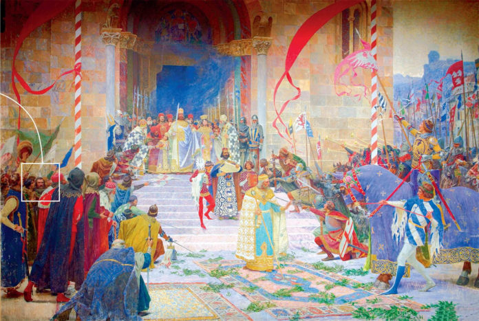 Krunisanje-cara-Dušana-Paja-Jovanović-1859-1957